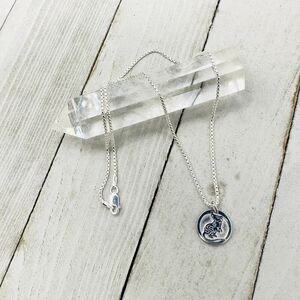 Chinese Zodiac Year of The Rat Pendant Necklace Sterling Silver